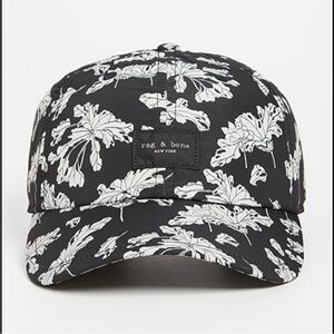 NWOT rag & bone addison‎ baseball cap hat unisex one size floral
